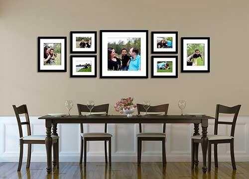 Развесить картины на стене схемы. Как правильно развесить картины на стене