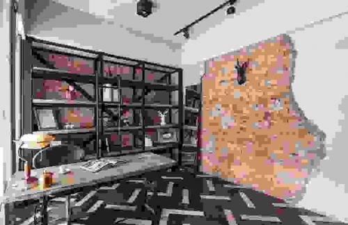 Покрашенный кирпич в интерьере. Какие есть виды? 02