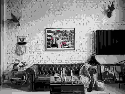 Покрашенный кирпич в интерьере. Какие есть виды? 06