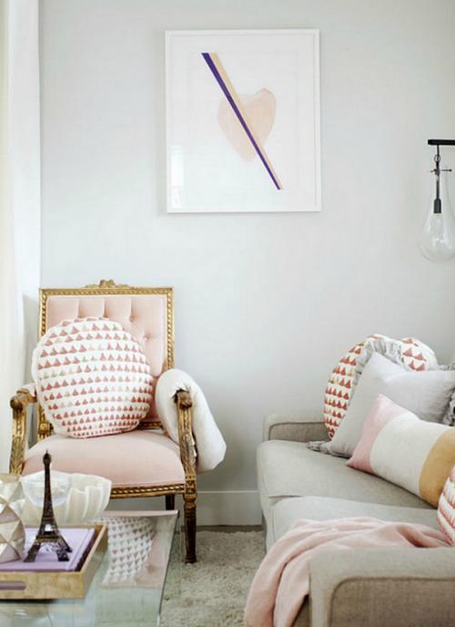 Пыльно розовый в интерьере. Пыльно розовый цвет, оттенки в интерьере