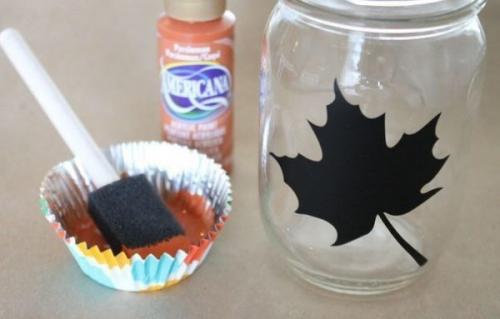 Осенний подсвечник своими руками. Оригинальный осенний подсвечник своими руками. Мастер-класс