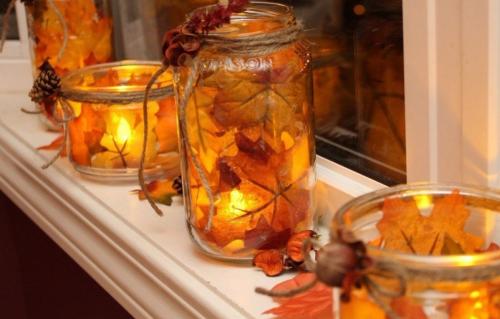 Осеннее украшение окон. Как украсить окно осенью своими руками?