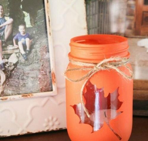 Осенний подсвечник своими руками. Оригинальный осенний подсвечник своими руками. Мастер-класс