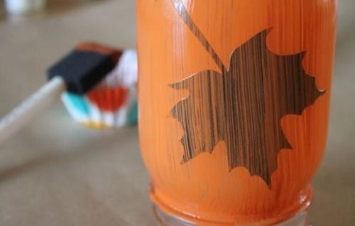 Осенний подсвечник своими руками. Оригинальный осенний подсвечник своими руками. Мастер-класс