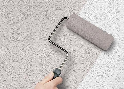 Вторичная покраска обоев. Перекрашиваем обои под покраску