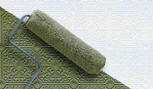 Вторичная покраска обоев. Перекрашиваем обои под покраску