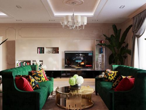 Оцените дизайн — проект гостиной в загородном доме под Симферополем. Площадь — 50 кв. м 05