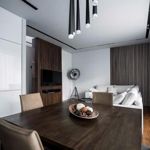 Стильный и строгий дизайн квартиры. 04