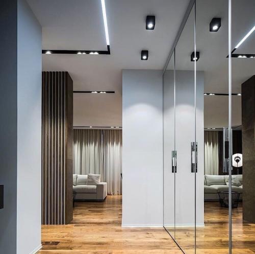 Стильный и строгий дизайн квартиры. 06