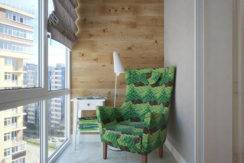 Квартира — студия с уютным балконом 04