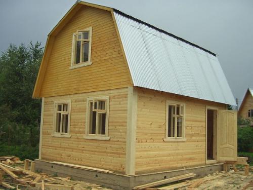 Дом из бруса 5 н. Преимущества домов из бруса