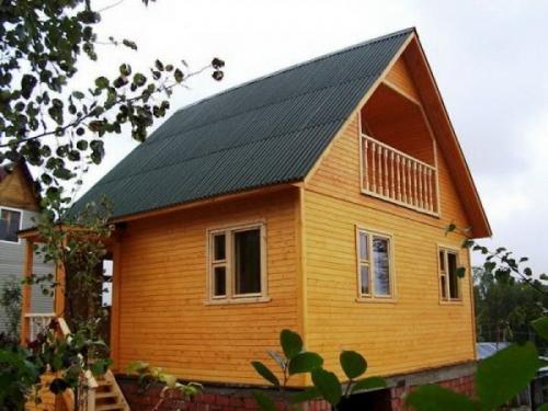 Дом из бруса 5 н. Преимущества домов из бруса