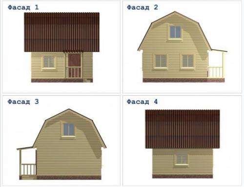 Интерьер дома 5 н. Дома из бруса 5 на 5