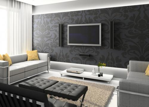 Как осветлить комнату с темными обоями. Как правильно комбинировать