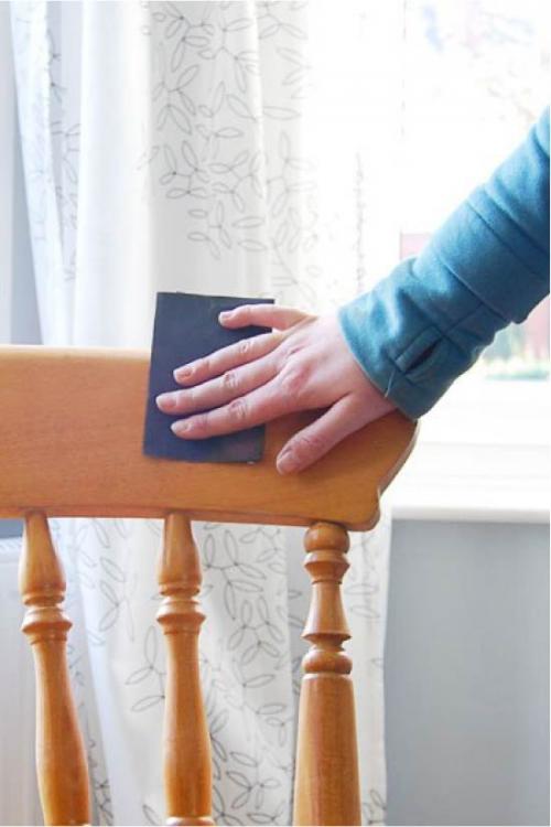 Что можно сделать из старых стульев. Спосо.  Покраска стула