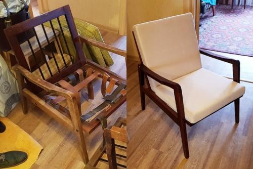 Что можно сделать из старых стульев. Спосо.  Покраска стула 21