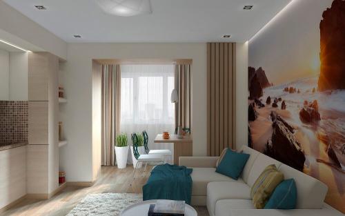 Дизайн однокомнатной квартиры с отдельной кухней. Советы по выбору дизайна однокомнатной квартиры