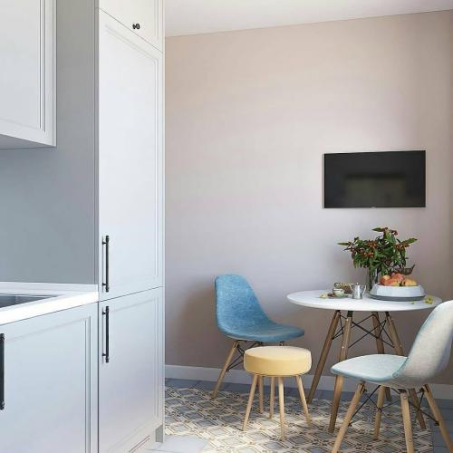 Небольшая кухня 6м². Как Вам дизайн? 02