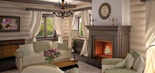 Дизайн деревянного дома в разных стилях. Дизайн интерьера