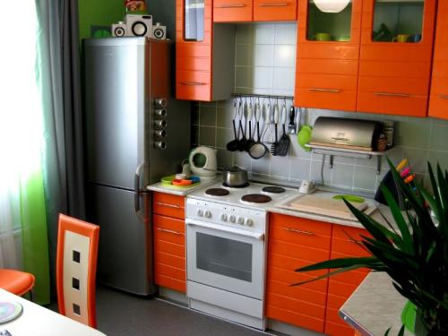 Кухня шириной 2 метра. Оптимизируем интерьер кухни 2 на 2