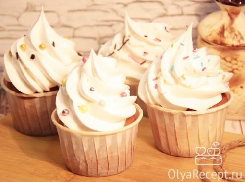Капкейки рецепт. Ванильные капкейки