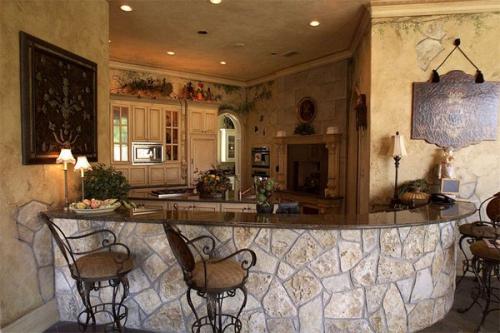 Идеи барных стоек для кухни. Барные стойки для дома