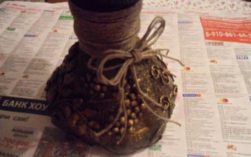 Простая ваза из пластиковой бутылки. Ваза из пластиковой бутылки