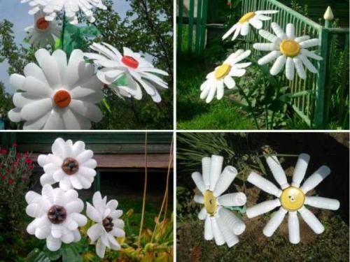 Как из пластиковой бутылки сделать цветы. Как сделать цветы из пластиковых бутылок 07