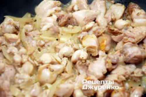 Паста с беконом и курицей. Классический рецепт пасты 04 Паста с беконом и курицей. Классический рецепт пасты 04