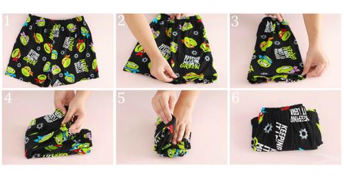 Как сложить трусы бантиком. Способы сложить мужские трусы