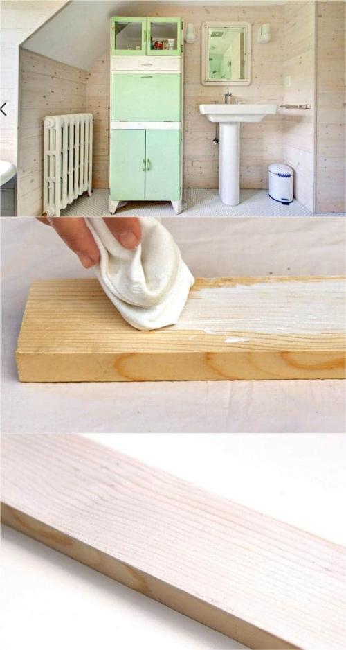 Как покрасить мебель в белый цвет под старину.