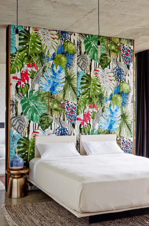 Обои под бетон. Особенности использования отделки под бетон