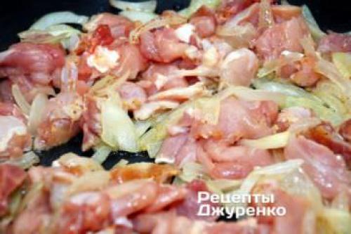 Паста с беконом и курицей. Классический рецепт пасты 03 Паста с беконом и курицей. Классический рецепт пасты 03
