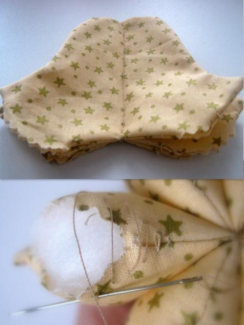 Игрушки на елку своими руками из ткани выкройки. Елочные игрушки из ткани своими руками 04