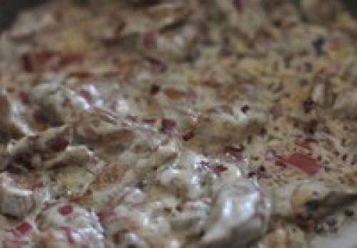 Печень говяжья по-строгановски. Классическая печень по-строгановски