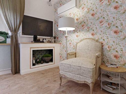 Кухня — гостиная с выходом на балкон 02