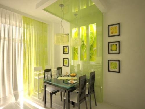 Фисташковые шторы на кухню. Фисташковые шторы на кухне