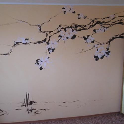 Роспись стен в квартире своими руками. Как расписать стену в квартире своими руками (с фото) 04 Роспись стен в квартире своими руками. Как расписать стену в квартире своими руками (с фото) 04