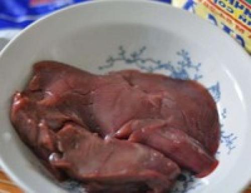 Печень говяжья по-строгановски. Классическая печень по-строгановски