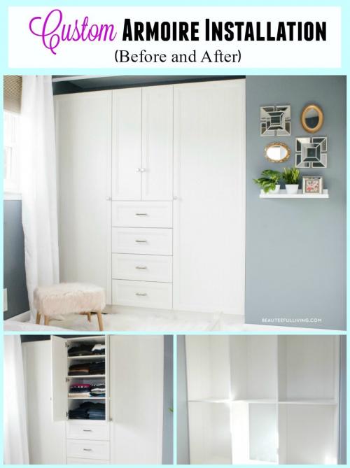 Шкаф в узкой нише. Хозяин квартиры преобразил нишу в комнате. А главное удалось разместить все необходимое