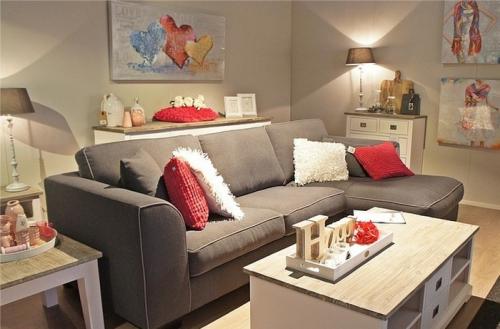 Гостиная в красном цвете. Особенности дизайна красной гостиной