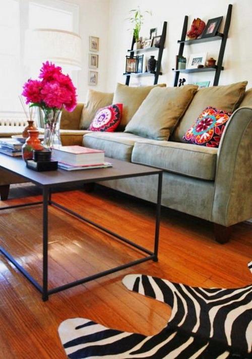 Шкура коровы в интерьере. Шкуры животных, как украшение интерьера: фото идеи для вдохновения