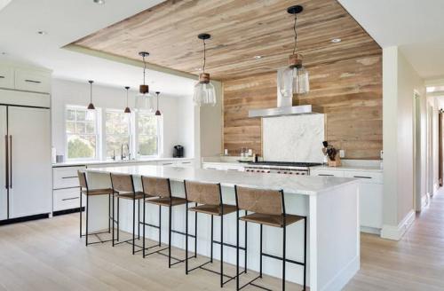 Ламинат на кухне на стене. Стилистическое решение для кухни в виде отделки ламинатом: варианты необычного дизайна, советы оформления и уход за поверхностью после монтажа