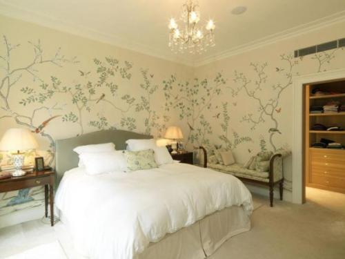 Какие обои в спальню. Какие обои выбрать в спальню: выбор цвета и материала