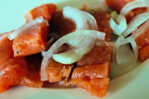 Как засолить красную рыбу большим куском. Красная рыба сухого посола