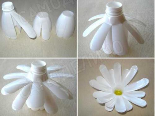 Цветы из бутылок пластиковых. Цветы из бутылок: основные преимущества 07