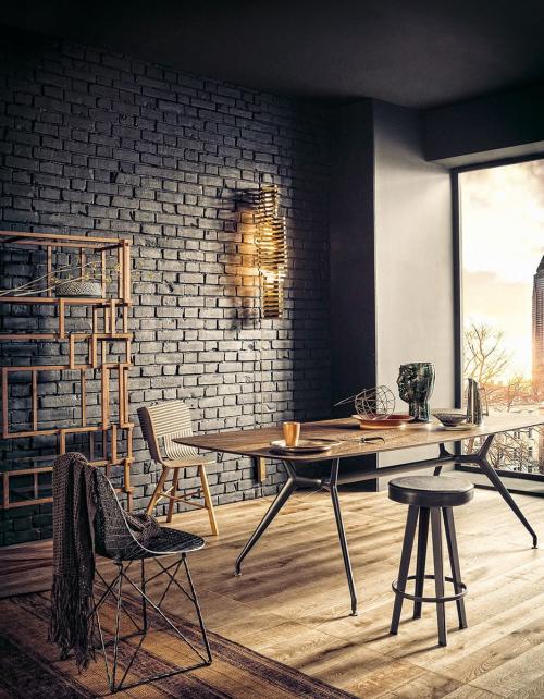 Интерьер деревянного дома в стиле лофт. Характерные черты направления