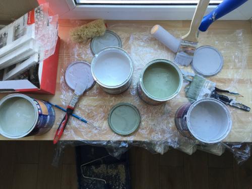 Горы на стене своими руками. МАСТЕР-КЛАСС: Как быстро и недорого декорировать пустую стену