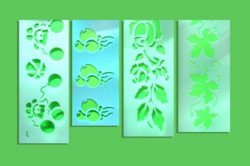 Рисунки на стенах своими руками трафареты. Трафареты для стен своими руками: правила окрашивания поверхности