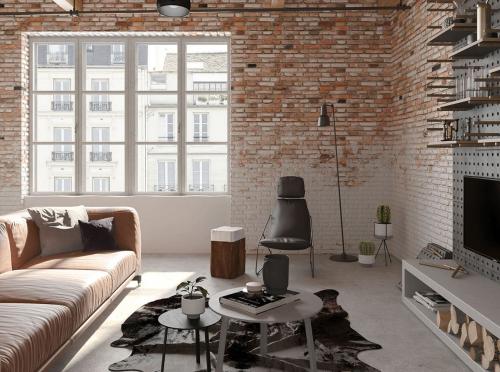 Интерьер деревянного дома в стиле лофт. Характерные черты направления